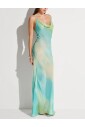 robe-longue-en-georgette-avec-encolure-douce