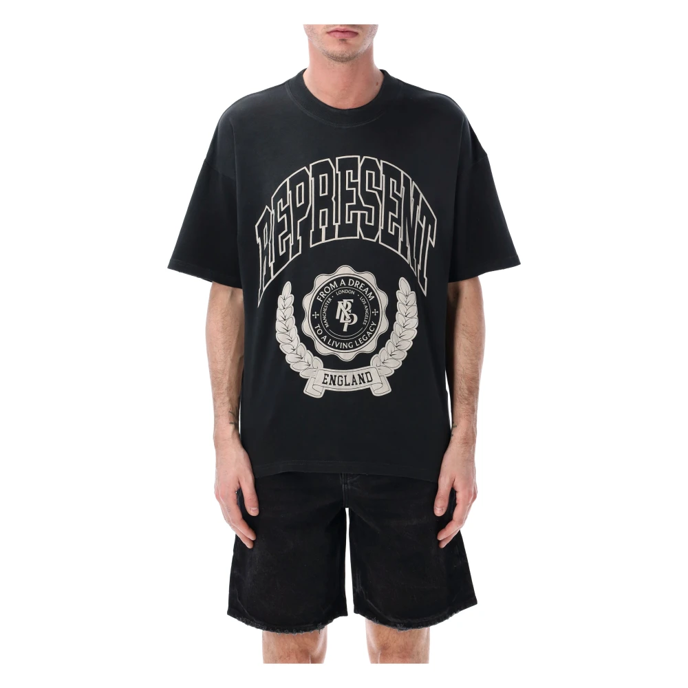 Represent Men's Black Legacy Crest T-Shirt - T-Shirts - M - Tops