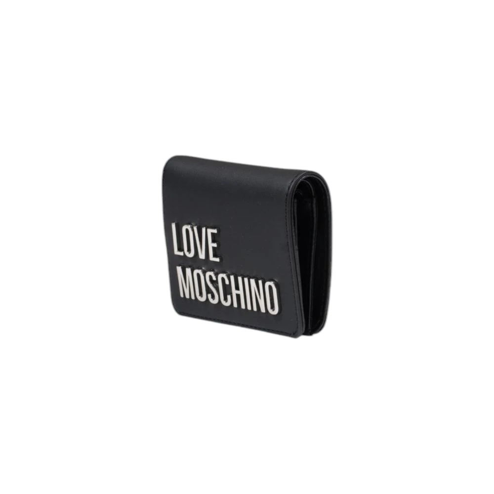 Love Moschino Grijze Polyethyleen Portemonnee Lente Zomer Collectie Gray Dames