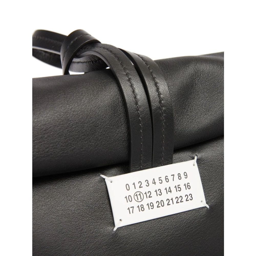 Maison Margiela Zwarte Handtekening Nummers Motief Polsband Black Heren