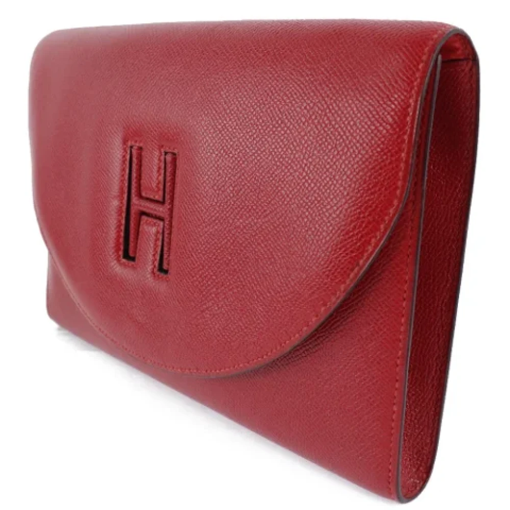 Hermès Vintage Pre-owned Fabric clutches Brown Dames