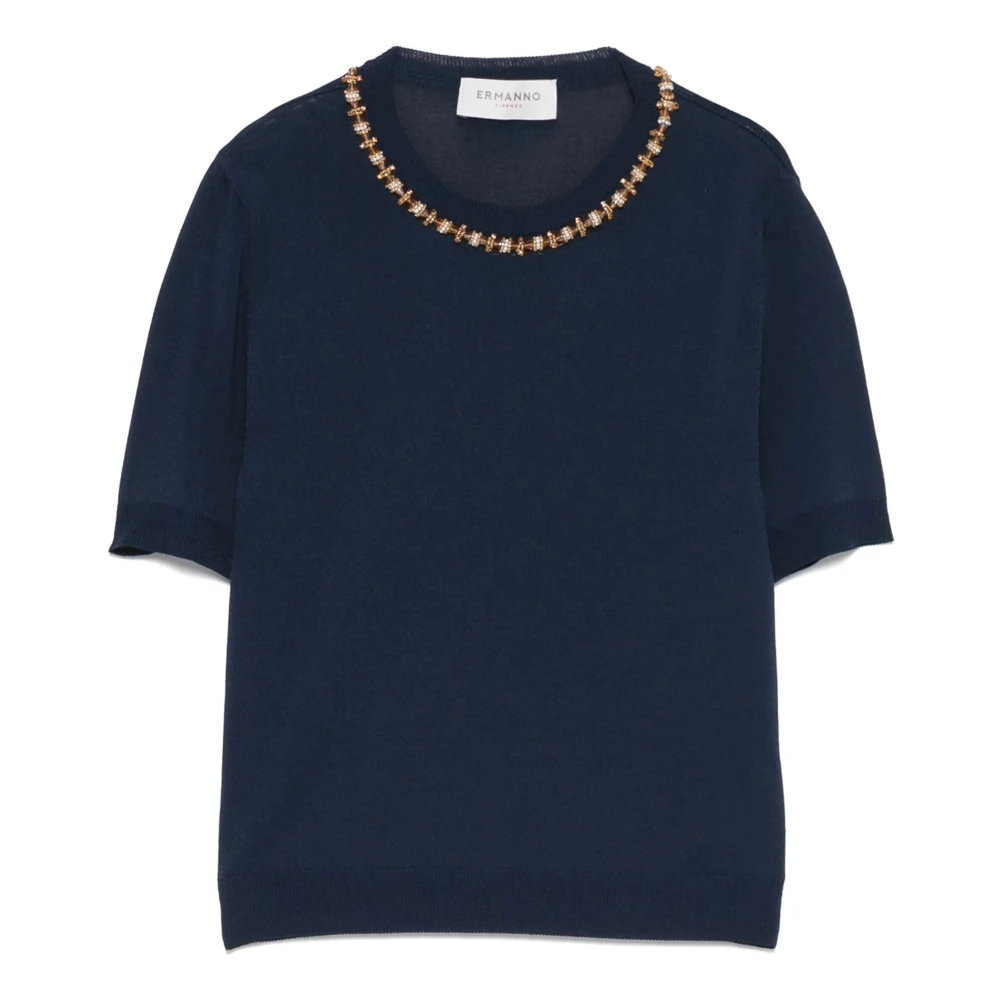 Knitwear > Round-neck Knitwear - - Ermanno Scervino - Modalova