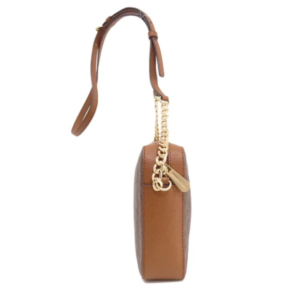 Michael Kors Pre-owned Plastic shoulder-bags Brown Dames