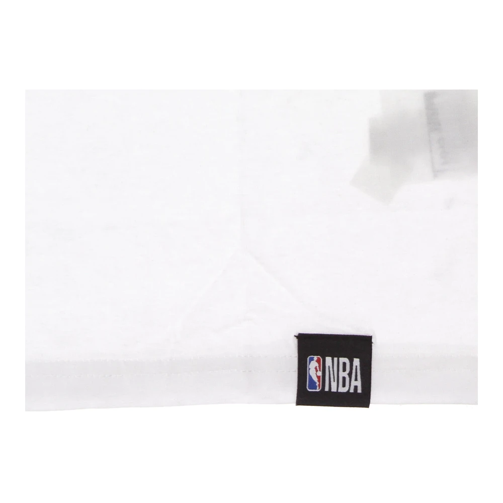 new era Chicago Bulls Basketbal Hoop Grafisch T-shirt White Heren