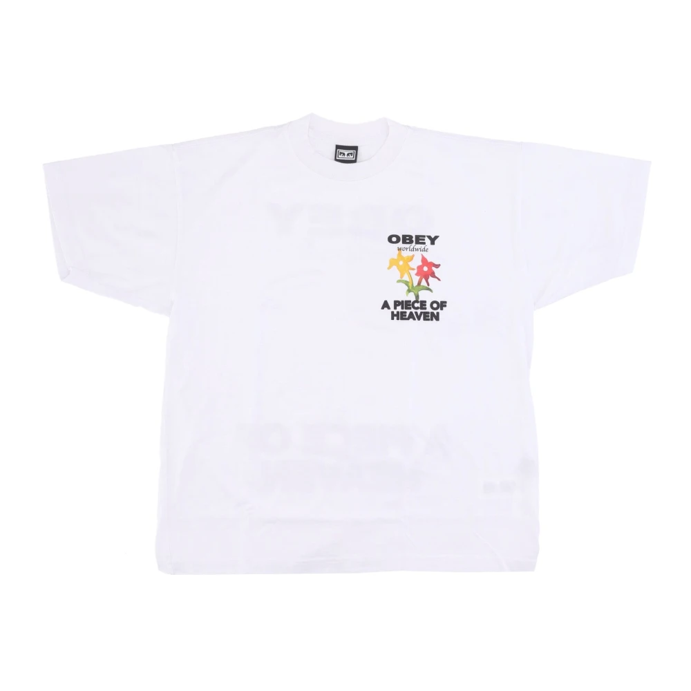 Obey Hemel Crew Neck T-shirt Zeefdruk White Heren