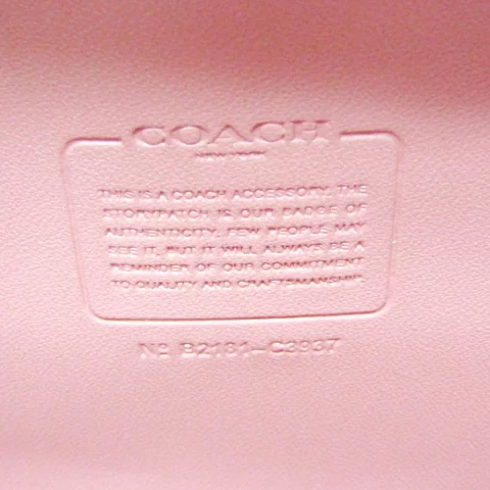 Coach Pre-owned Canvas shoulder-bags Pink Dames