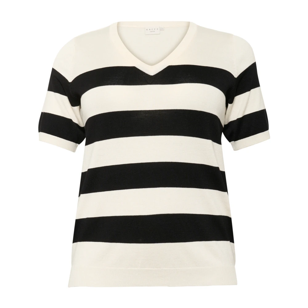 Knitwear > V-neck Knitwear - - Kaffe Curve - Modalova