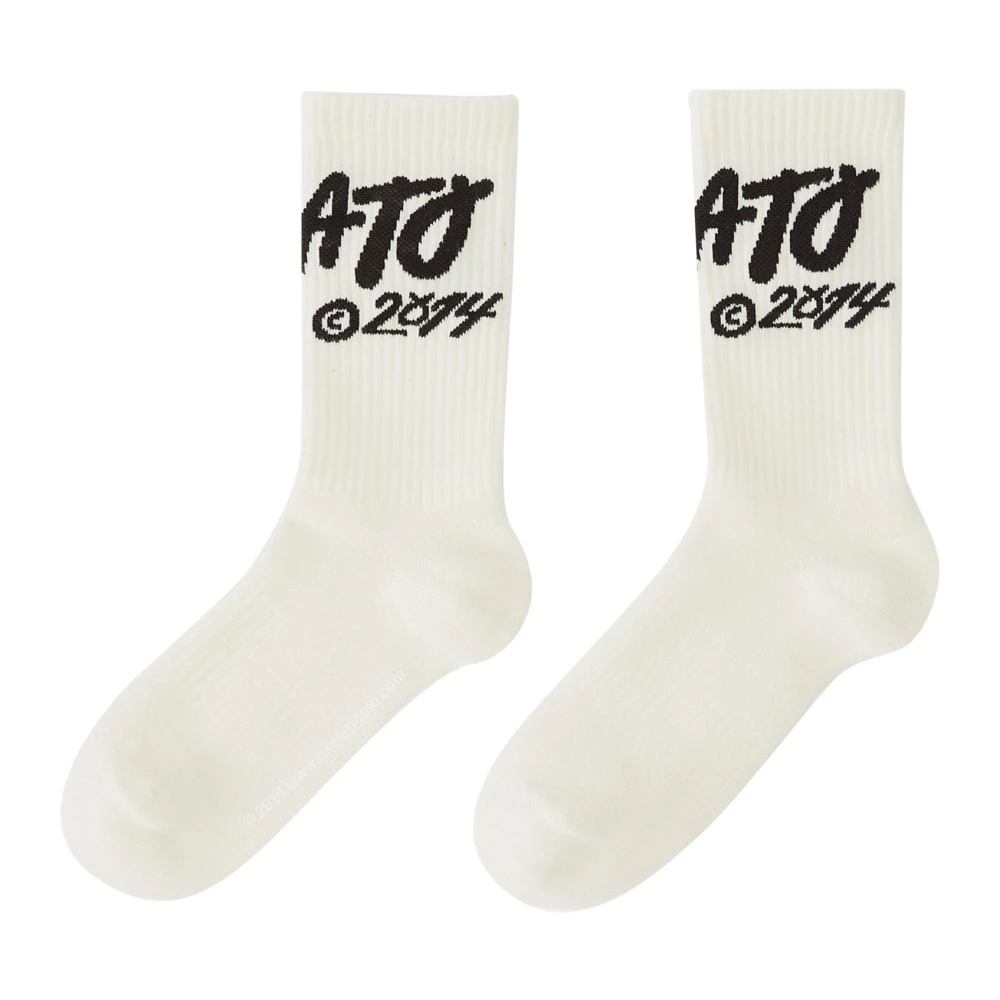 Axel Arigato Tag Tube Sokken Beige Unisex