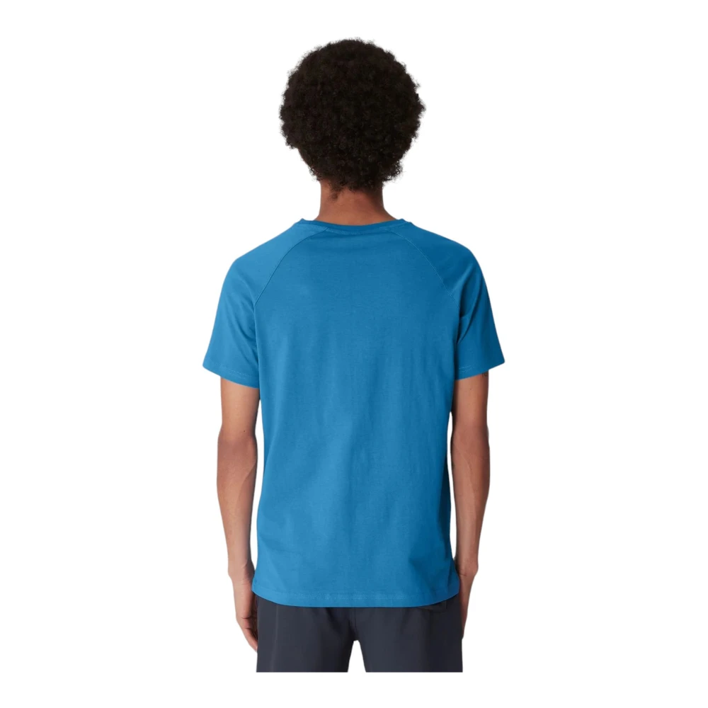 K-way Korte Mouw T-shirt Blue Heren