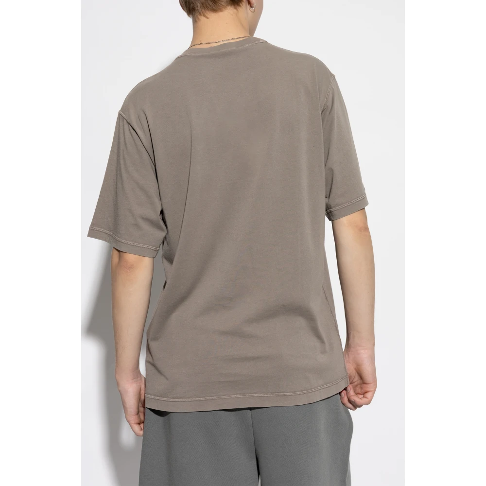 Dolce & Gabbana T-shirt met print Gray Heren