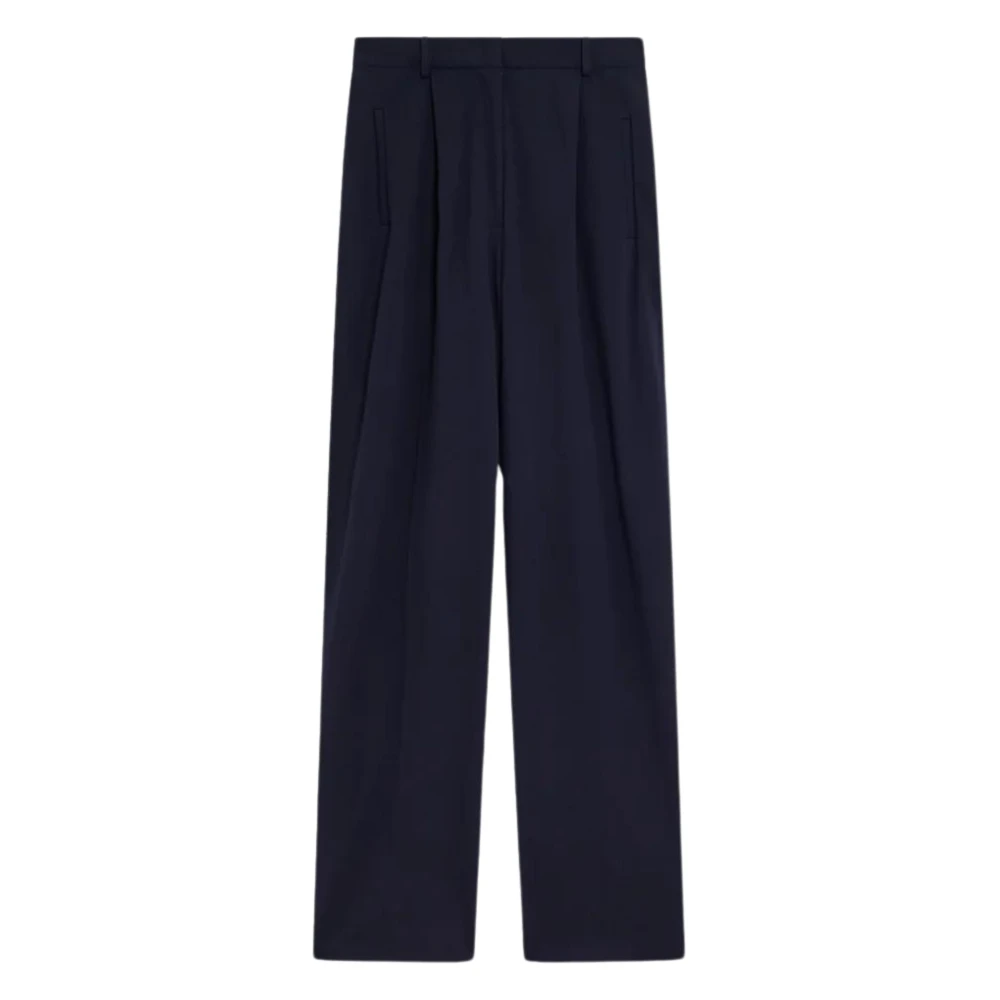Semicouture Donkerblauwe Broek Blue Dames