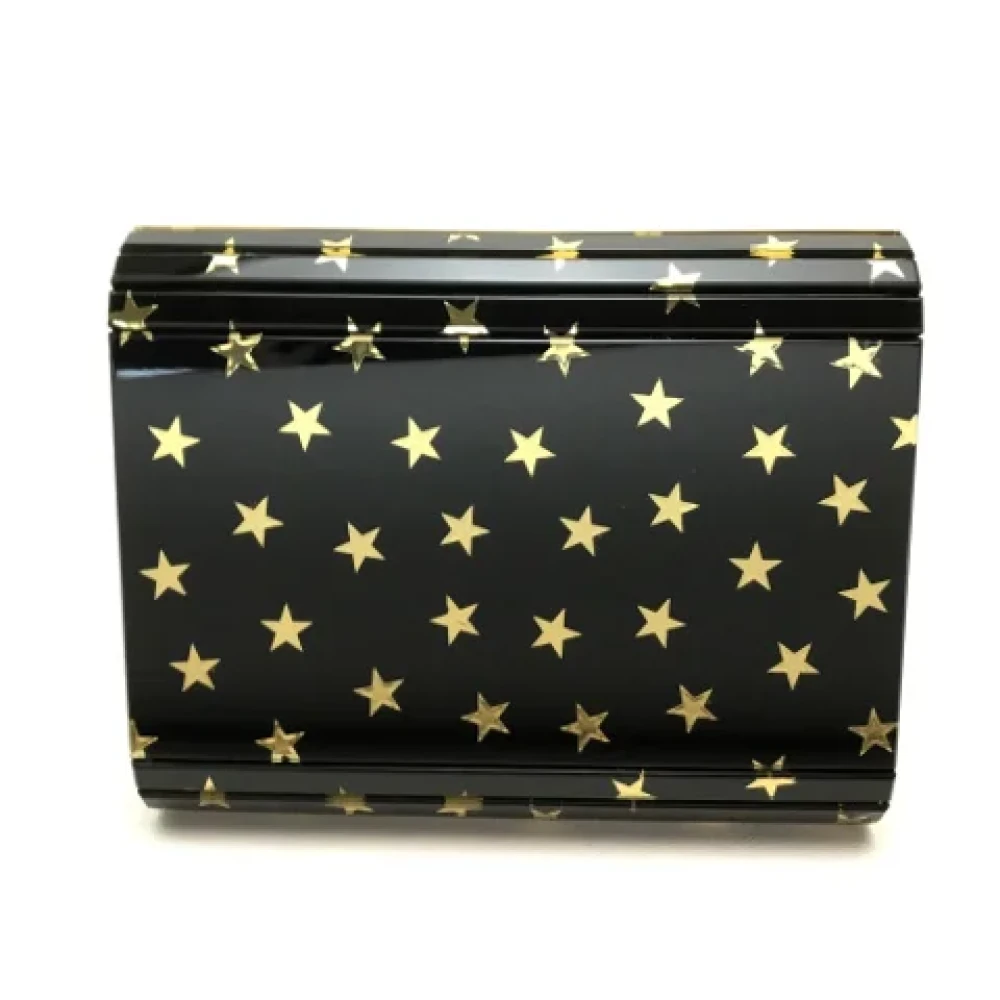 Jimmy Choo Pre-owned Fabric shoulder-bags Black Dames