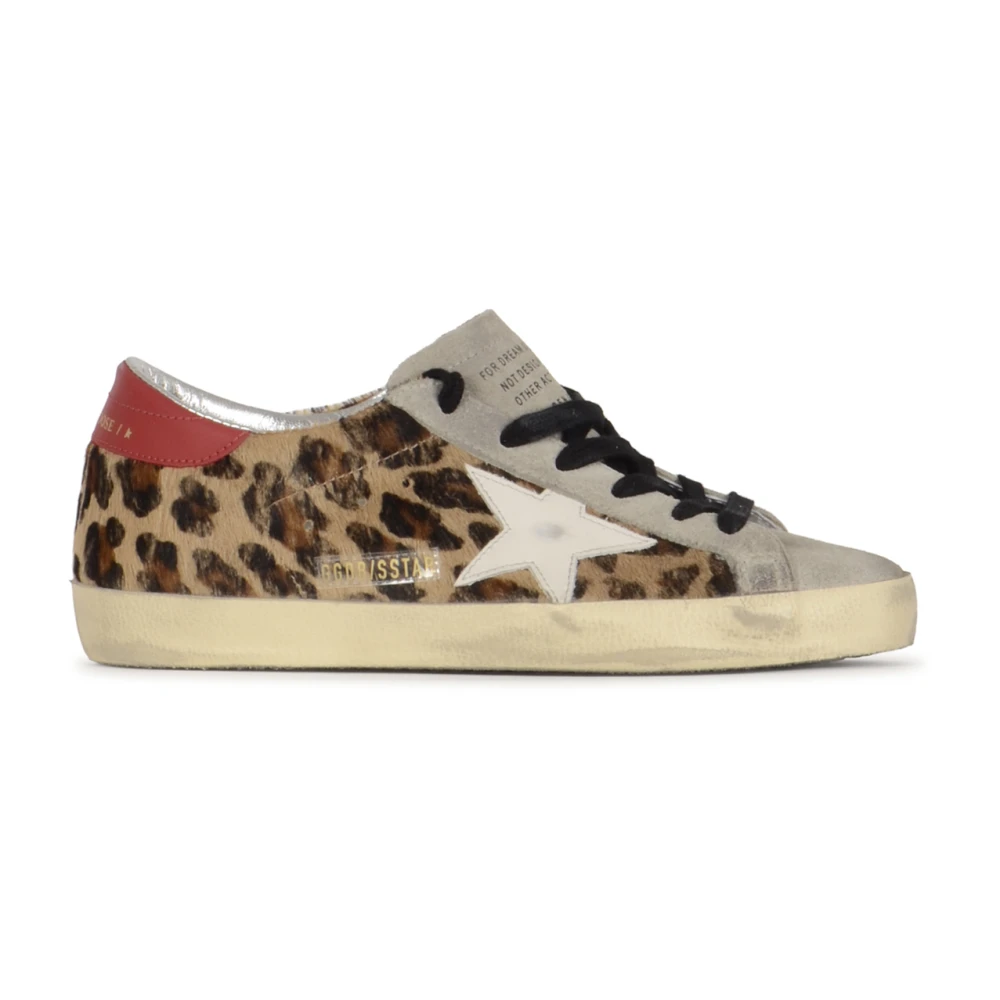 Golden Goose Women's Multicolor Super-Star Nappa Upper Suede Toe And Star Glitter Heel 2 - Sneakers - 3 Uk - Shoes