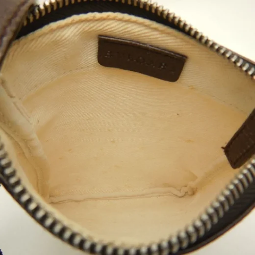 Bvlgari Vintage Pre-owned Canvas shoulder-bags Beige Dames