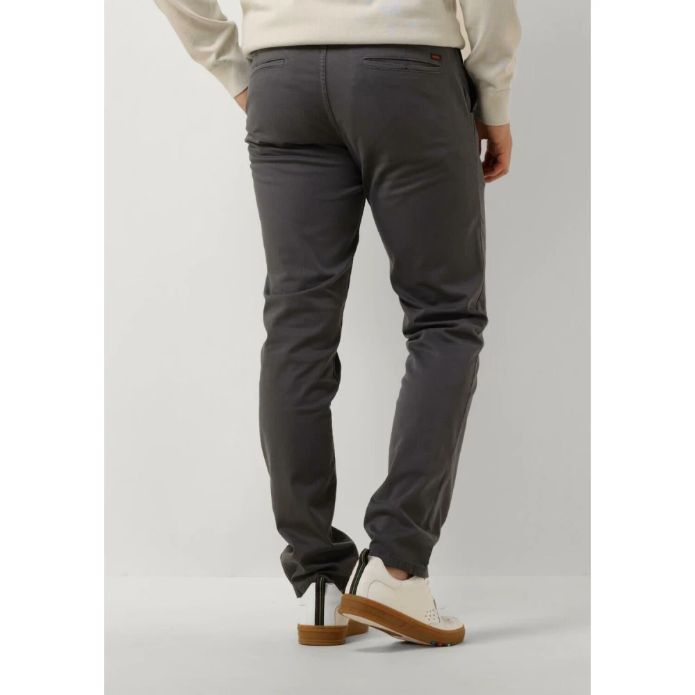 Boss Orange Zand Chino Slim Broek Beige Heren