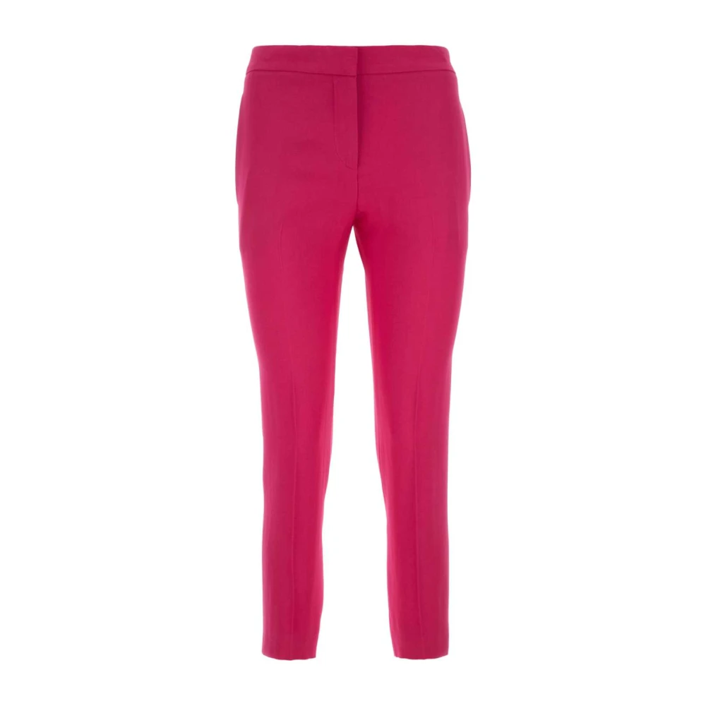 alexander mcqueen Fuchsia Crepe Pant Pink Dames