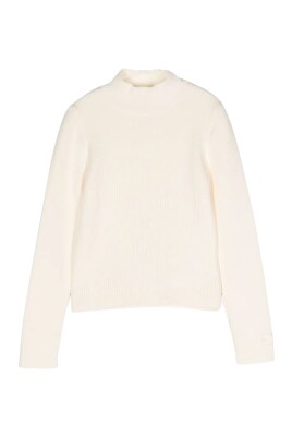 pull-creme-a-cotes-avec-broderie-logo