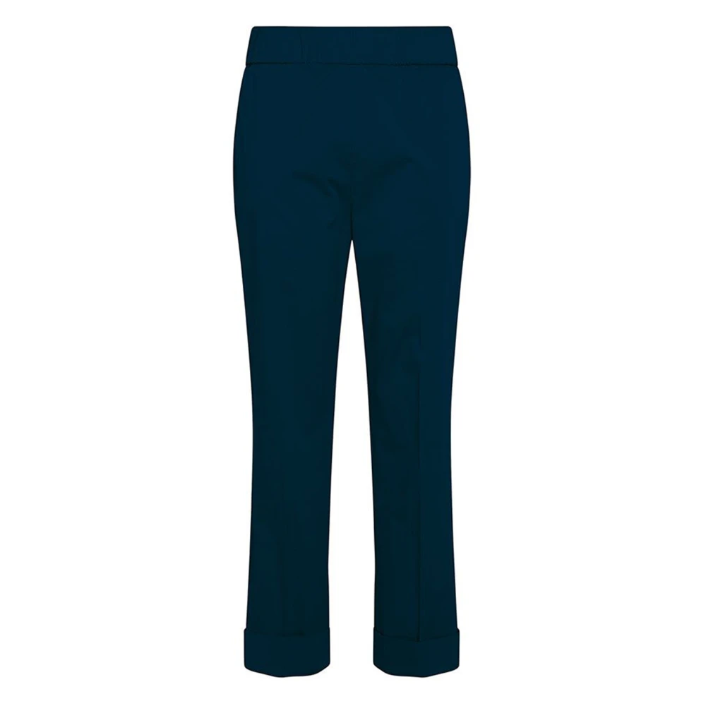 Deha Cropped Trousers Blue Dames