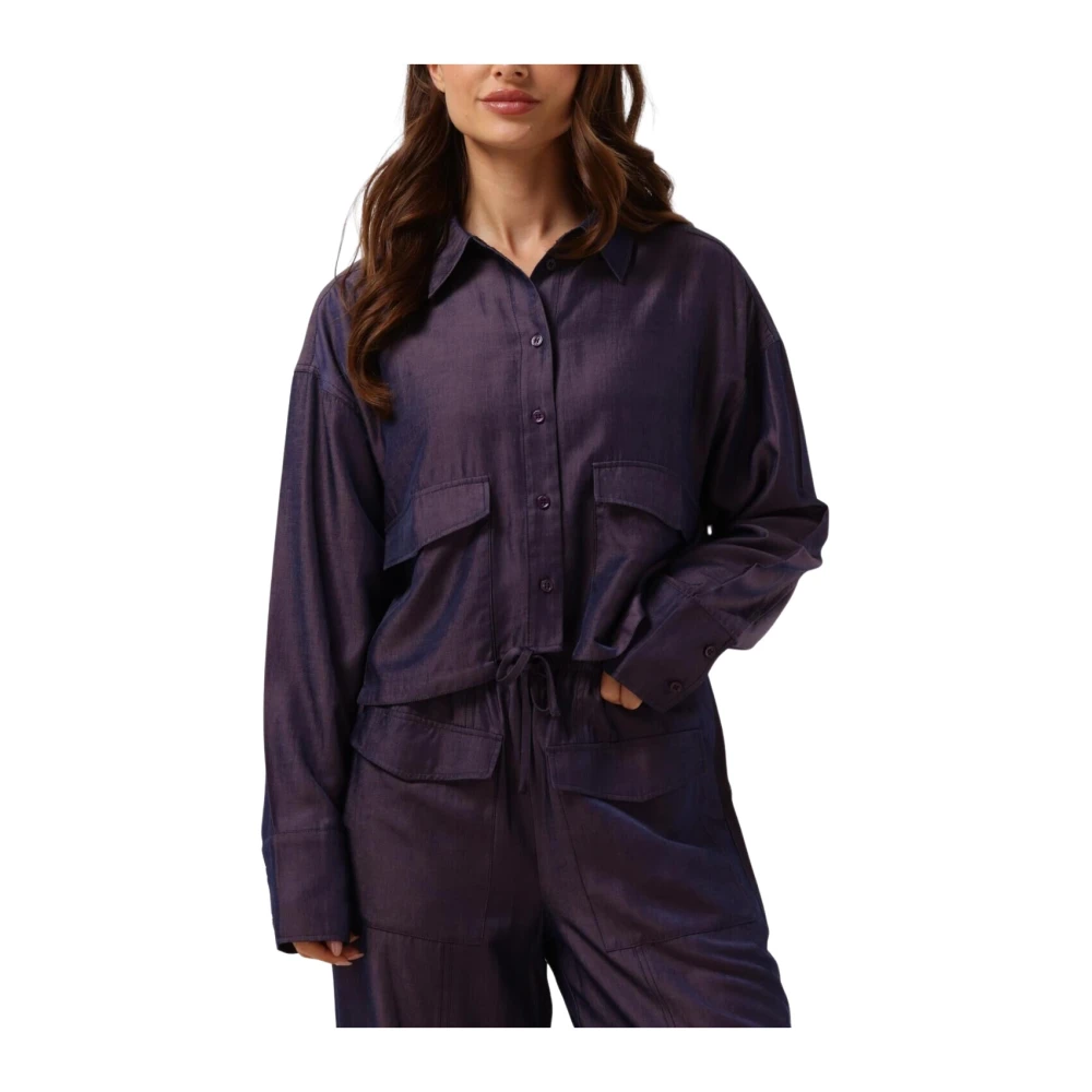 Refined Department Paarse Tina Blouse Purple Dames