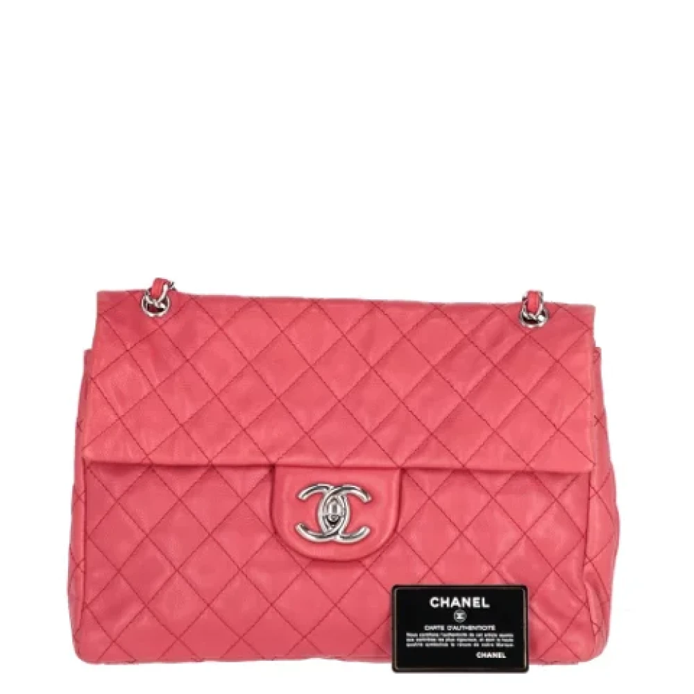 Chanel Vintage Pre-owned Leather chanel-bags Red Dames