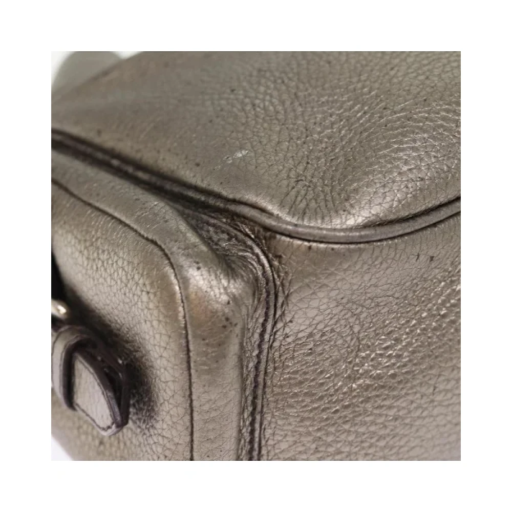 Prada Vintage Pre-owned Leather prada-bags Gray Dames