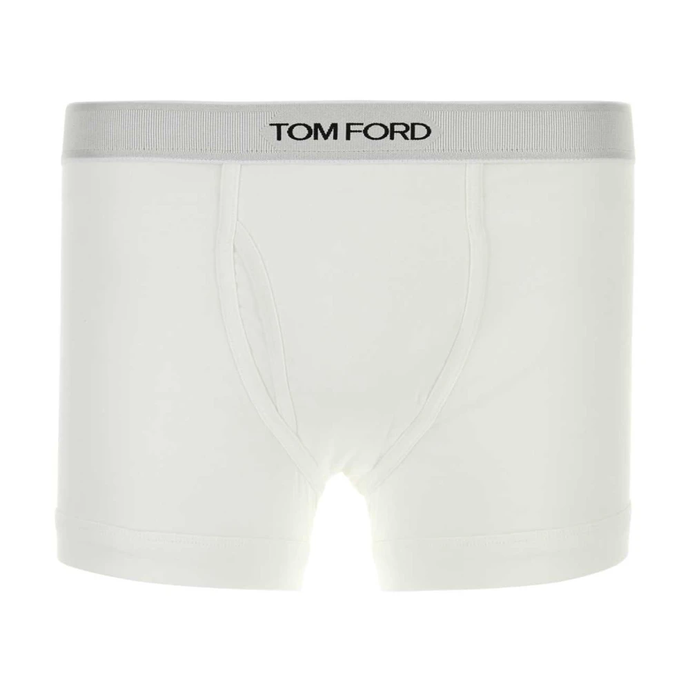 Tom Ford Homme Blanc - Boxer Briefs En Coton Lot De Deux - Sous-Vêtements - Taille: M