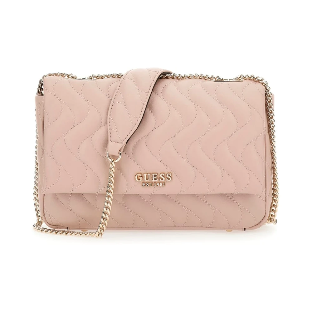 Guess Rosewood Eco Mai Axelremsväska Pink, Dam