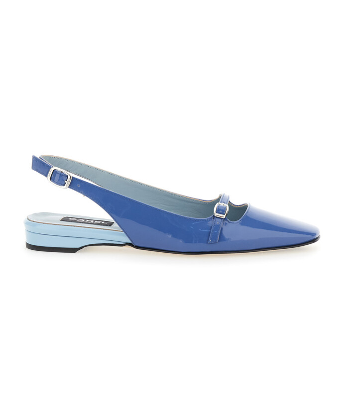 chaussures-de-ballet-slingback-bleues-en-cuir
