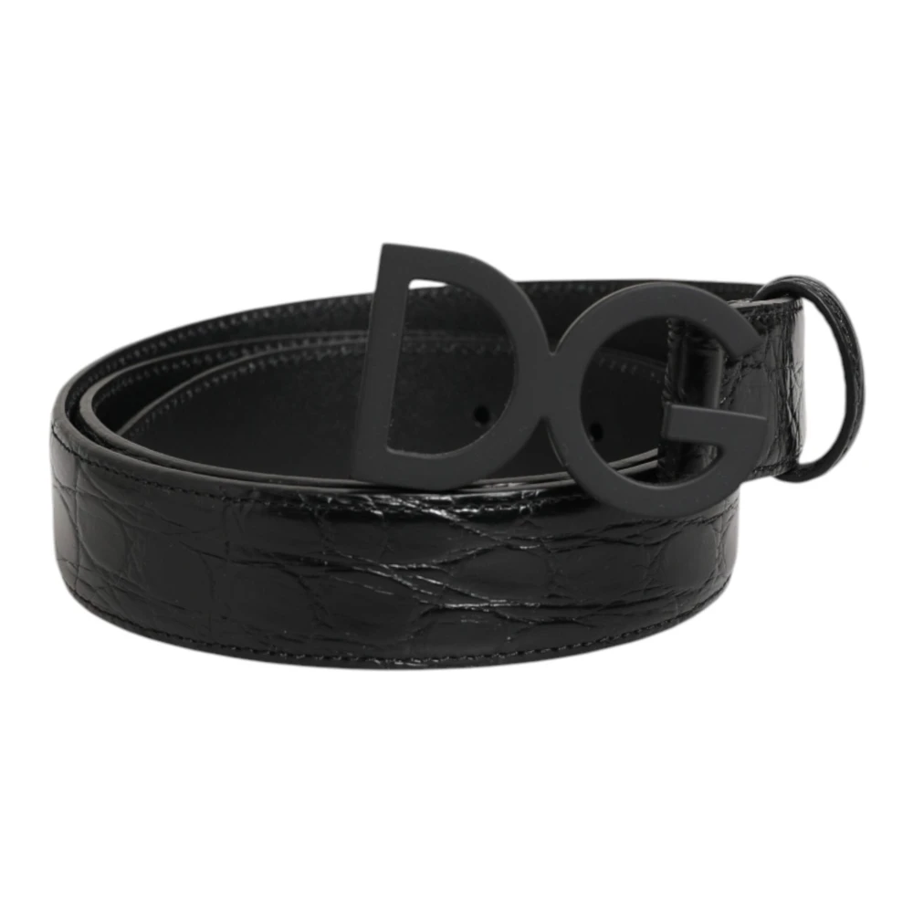 Dolce & Gabbana Women's Black Belts, One Size, Classic Dress Belt