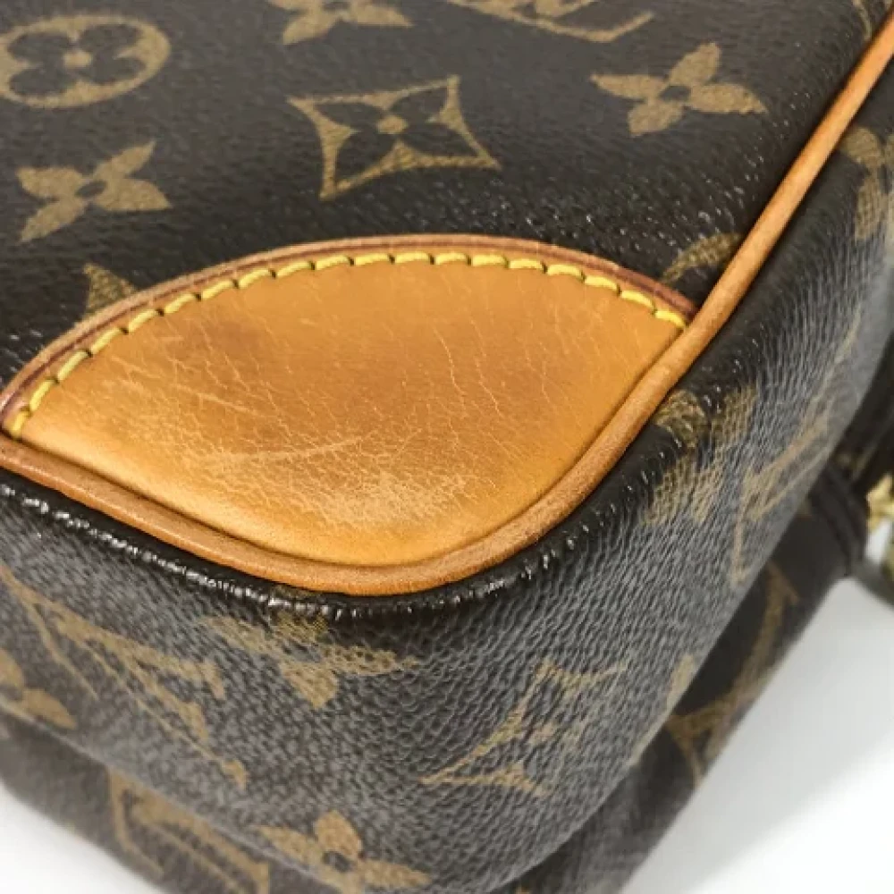 Louis Vuitton Vintage Pre-owned Cotton louis-vuitton-bags Brown Dames