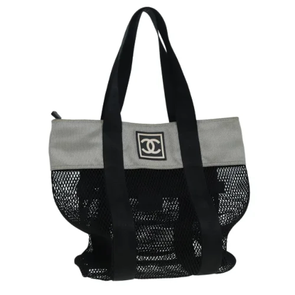 Chanel Vintage Pre-owned Nylon chanel-bags Black Dames