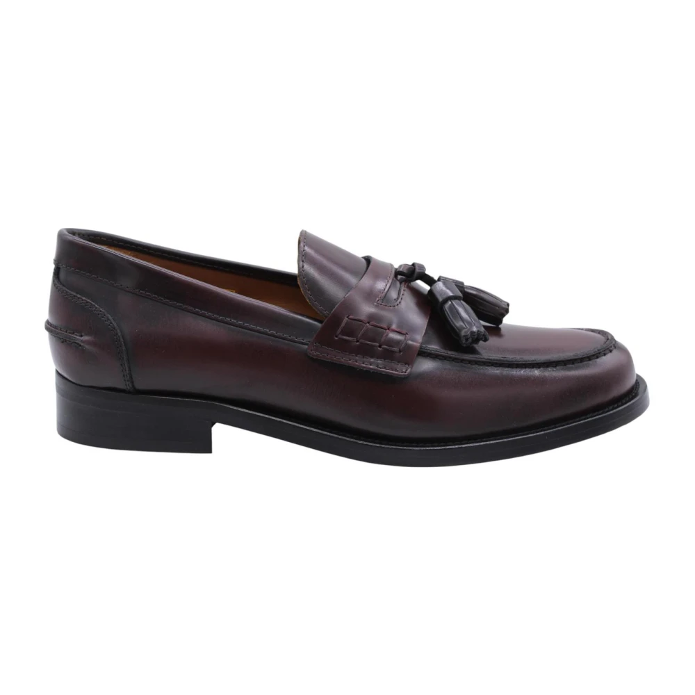 Ctwlk. Men's Red Classic Mocassin Shoes For - Loafers - 10 Uk - Shoes
