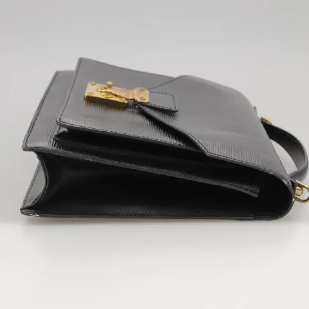 Louis Vuitton Vintage Pre-owned Leather handbags Black Dames
