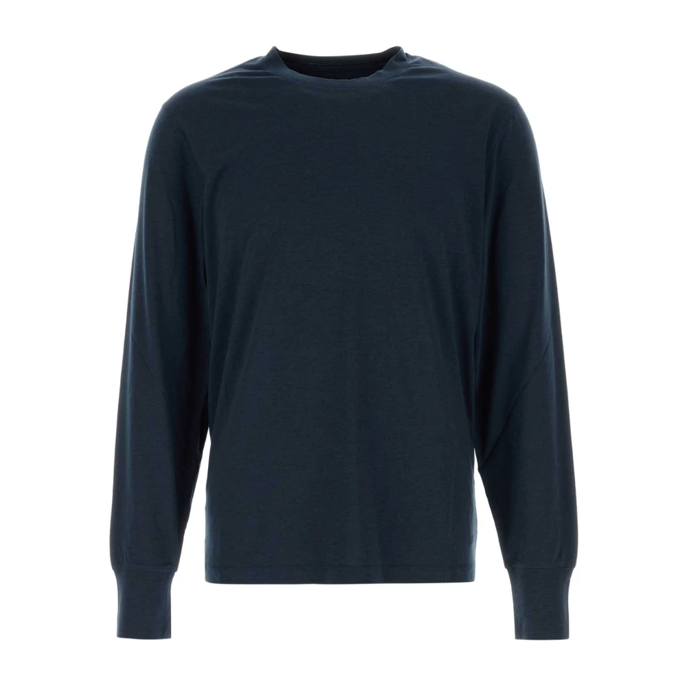 Tom Ford Blue Lyocell Cotton Long-Sleeve Crew Neck - Male - Round-Neck Knitwear - Xl - Knitwear