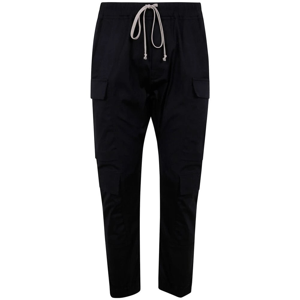 Rick Owens Cargo Shorts met Elastische Tailleband Black Heren