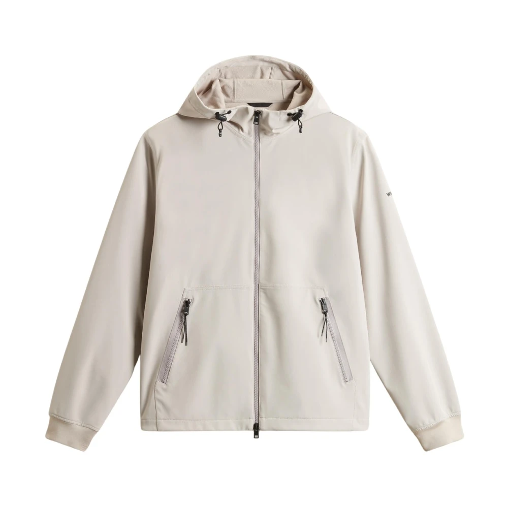 Woolrich Moderne Tech Softshell Outdoor Jas Gray Heren