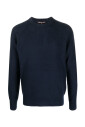 pull-bleu-en-coton-col-rond