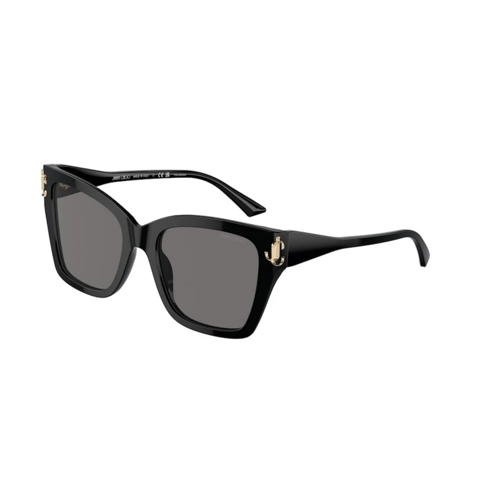 Jimmy Choo Unisex Black Polarized Dark Grey Sunglasses Medium