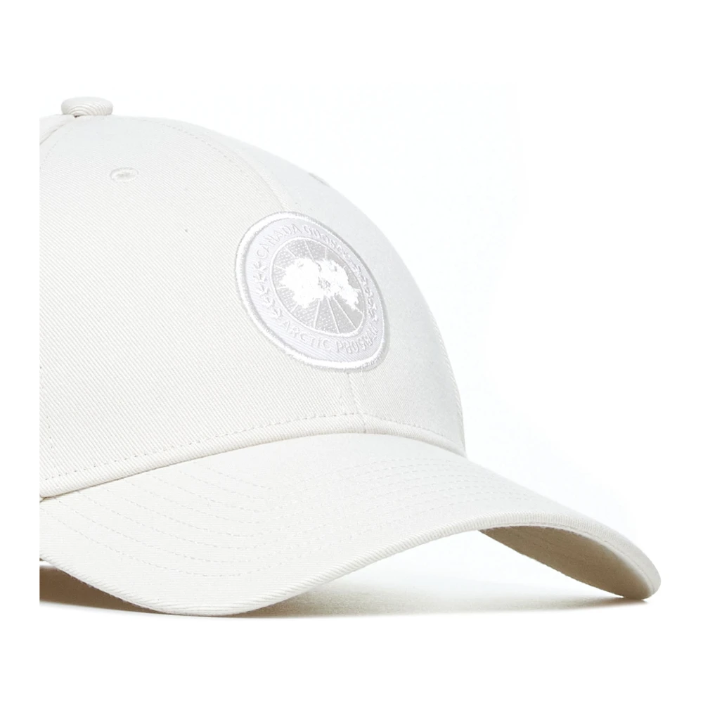 Canada Goose Stijlvolle Wintermutsen Collectie White Heren