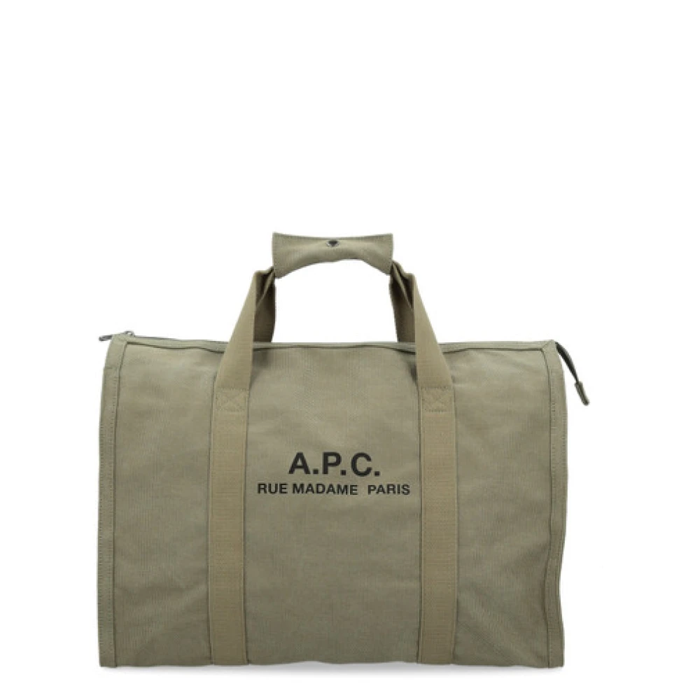 A.P.C. Recuperation Gymväska i canvas Green, Herr