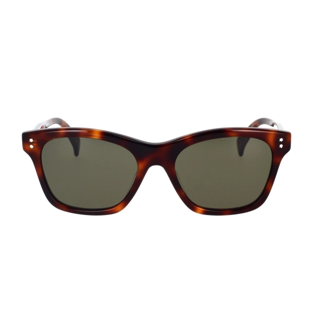 Kenzo Geometrische zonnebril met acetaat frame Brown Dames