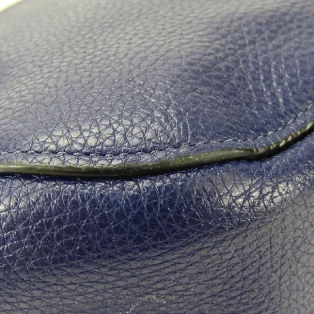 Coach Pre-owned Leather shoulder-bags Blue Dames