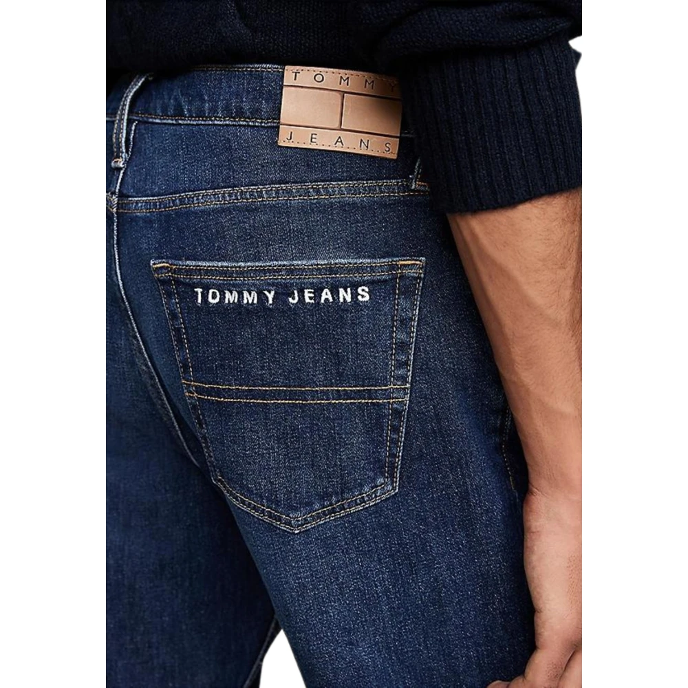 Tommy Hilfiger Slim Fit Denim Jeans met iconische details Blue Heren