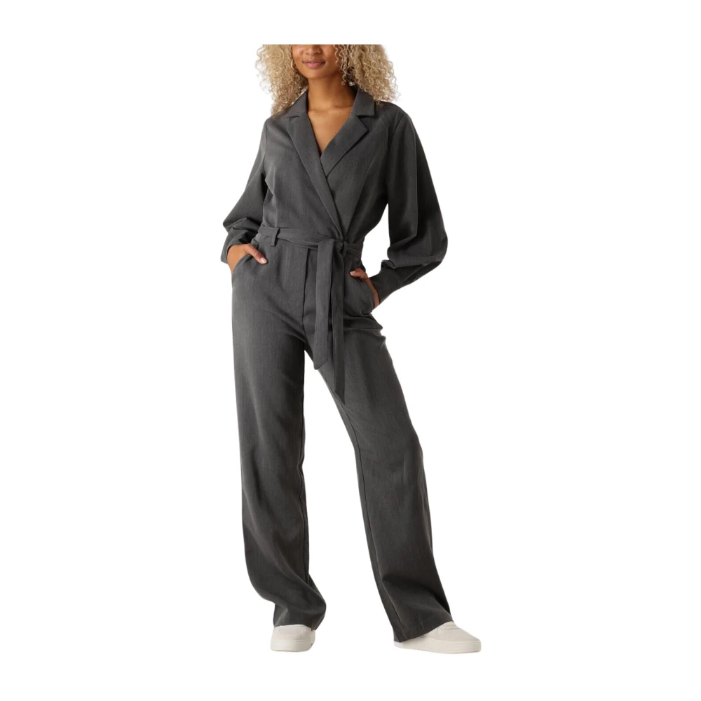 Freebird Elegante antraciet jumpsuit Gray Dames