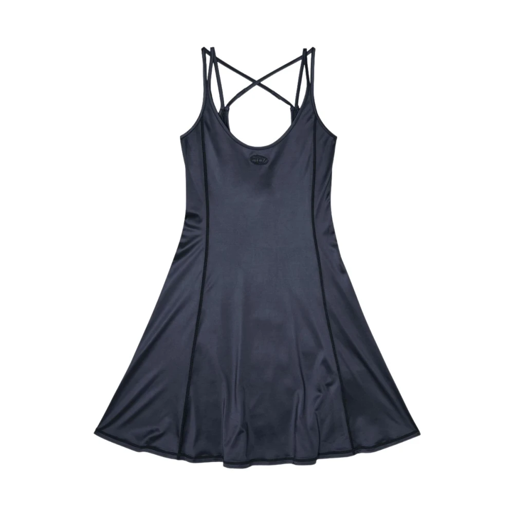 Diesel Donna Nero Abiti, Xl, New,