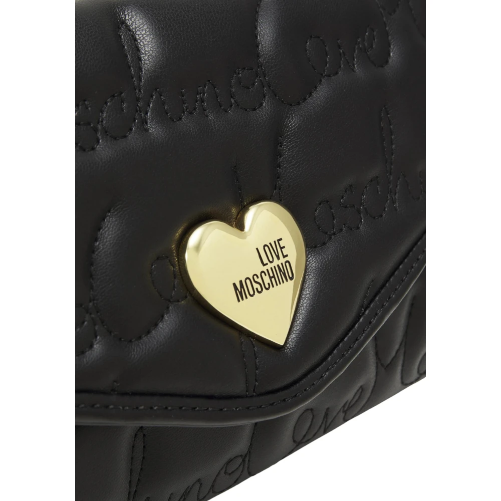 Love Moschino Zwarte PU Schoudertas Jc4125Pp1Llj Black Dames