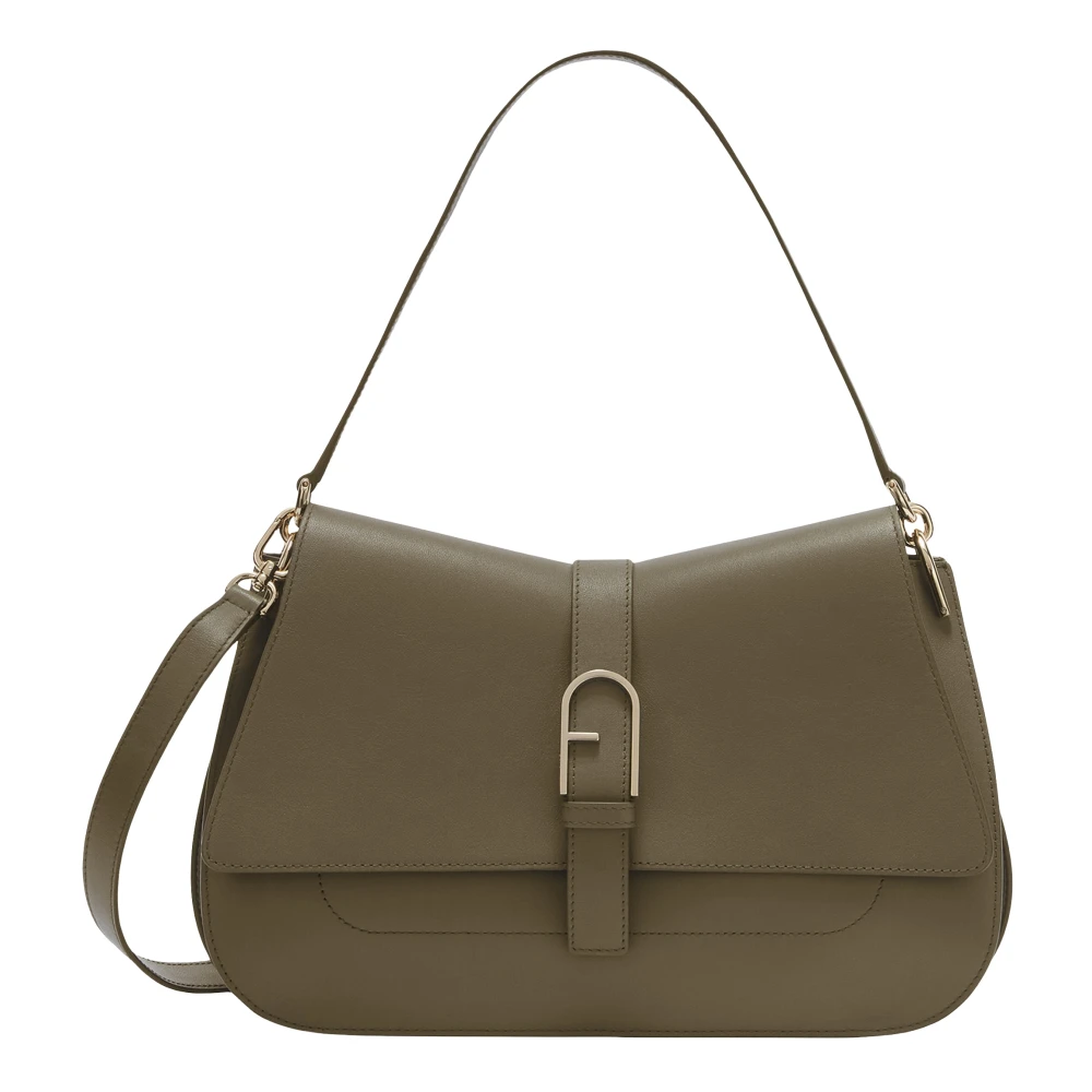 Furla Flow Top Handtas Green Dames