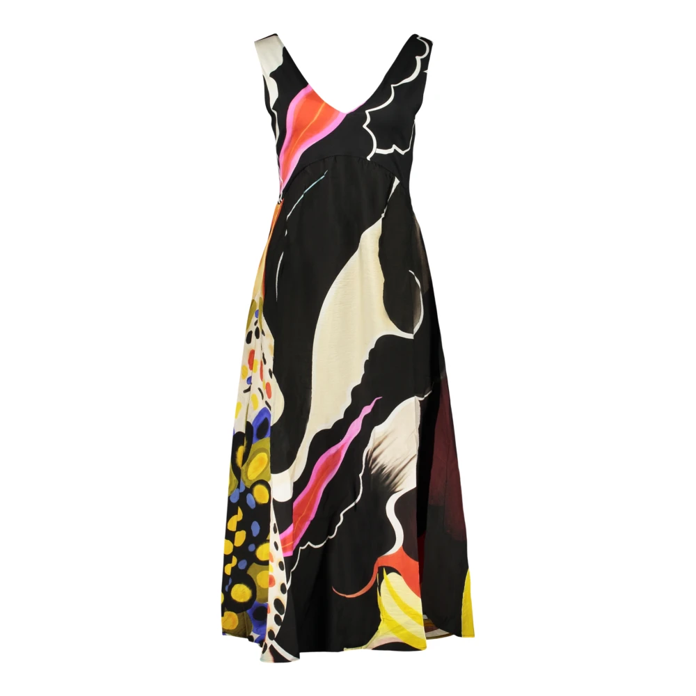 Desigual Vrouw Multicolor Kleedjes Dames, Veelkleurig, Xl, Japan Opart Lacroix Dress