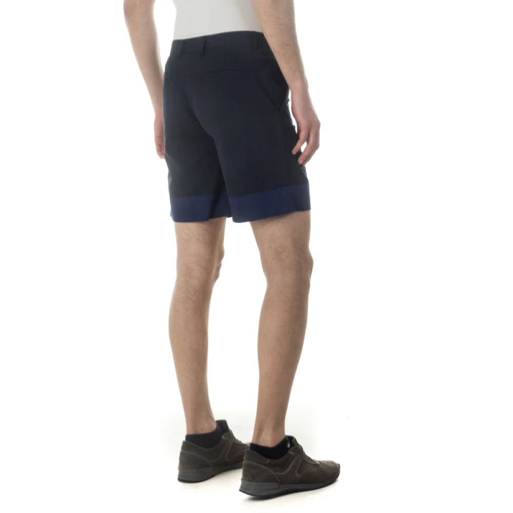 Daniele Alessandrini Zomer Casual Bermuda Shorts Blue Heren