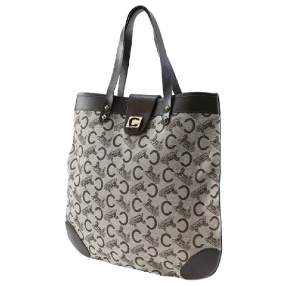 Celine Vintage Pre-owned Canvas totes Gray Dames